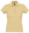 11338 Passion SOL'S Ladies Passion Cotton Piqué Polo Shirt Sand colour image